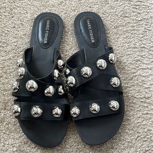 Marc Fisher Bryte Flat Sandals